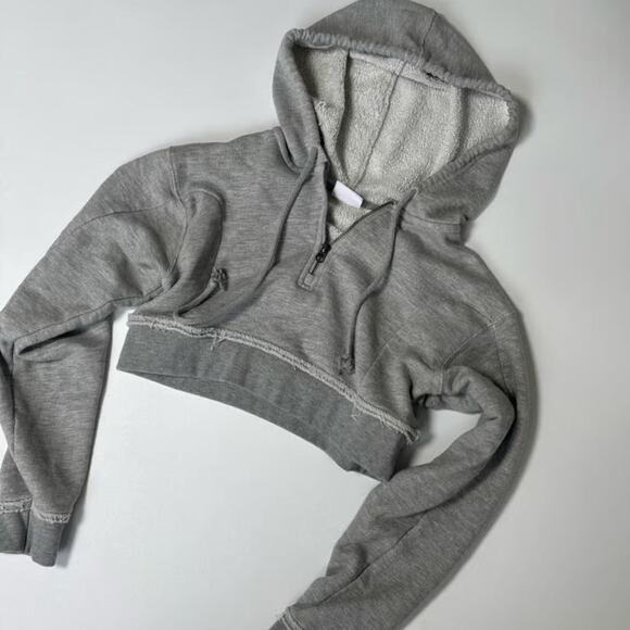 Out From Under Vicky Cropped Hoodie Sweatshirt - Picture 2 of 6